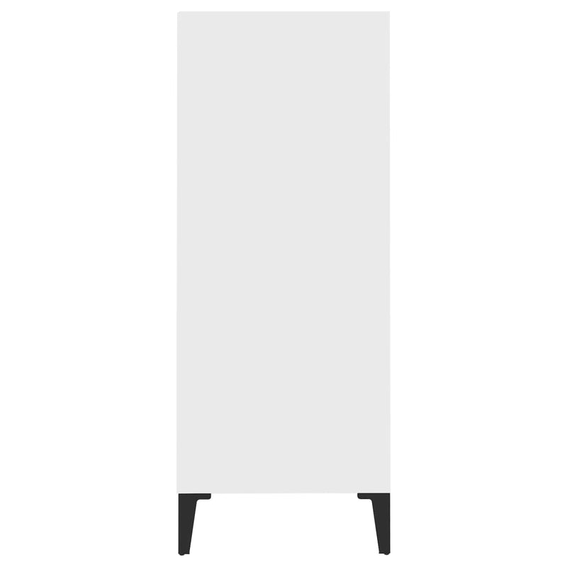 Sideboard White 22.4"x14"x35.4" Chipboard
