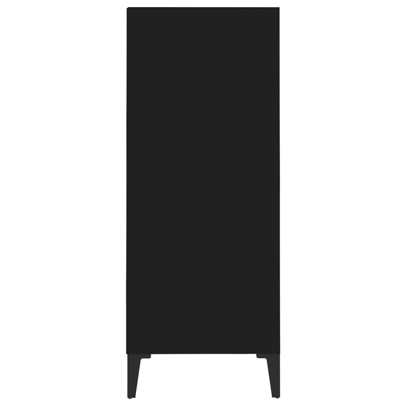 Sideboard Black 22.4"x14"x35.4" Chipboard