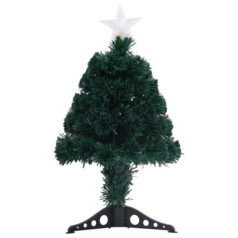 Artificial Christmas Tree with Stand/LED 25.2" Fiber Optic