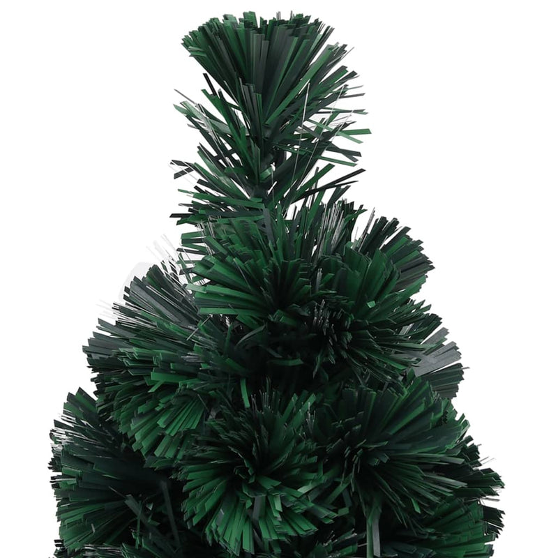 Artificial Slim Christmas Tree with Stand 25.2" Fiber Optic