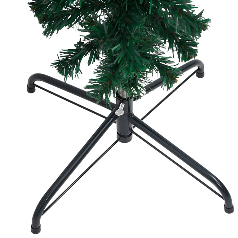 Upside-down Artificial Christmas Tree with Stand Green 70.9"