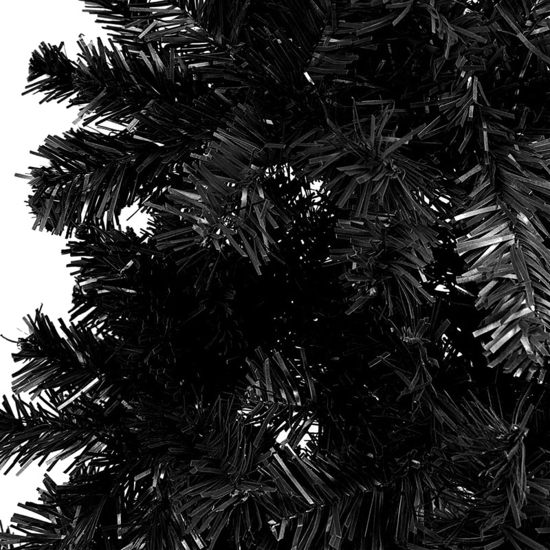 Slim Christmas Tree Black 47.2"