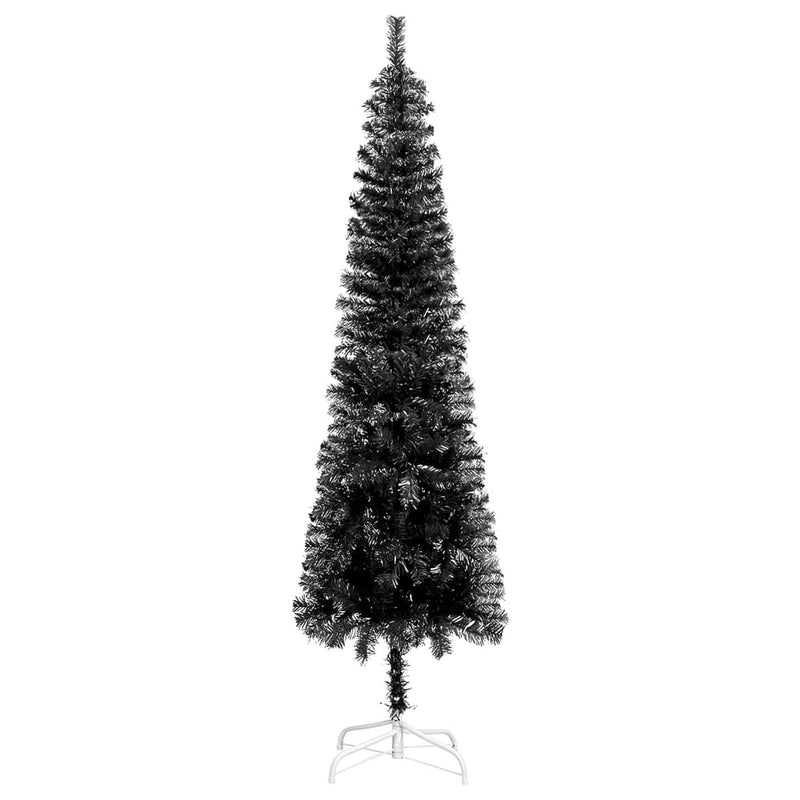 Slim Christmas Tree Black 82.7"