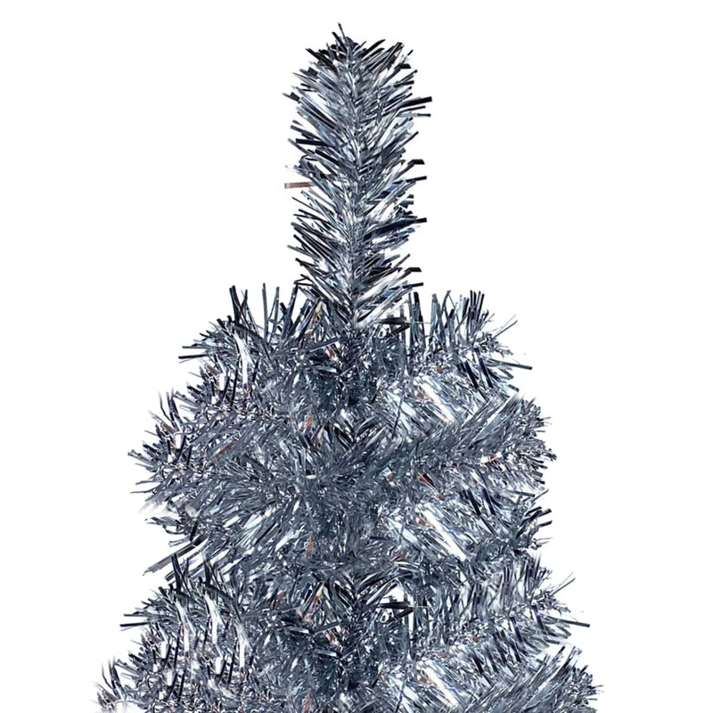 Slim Christmas Tree Silver 59.1"