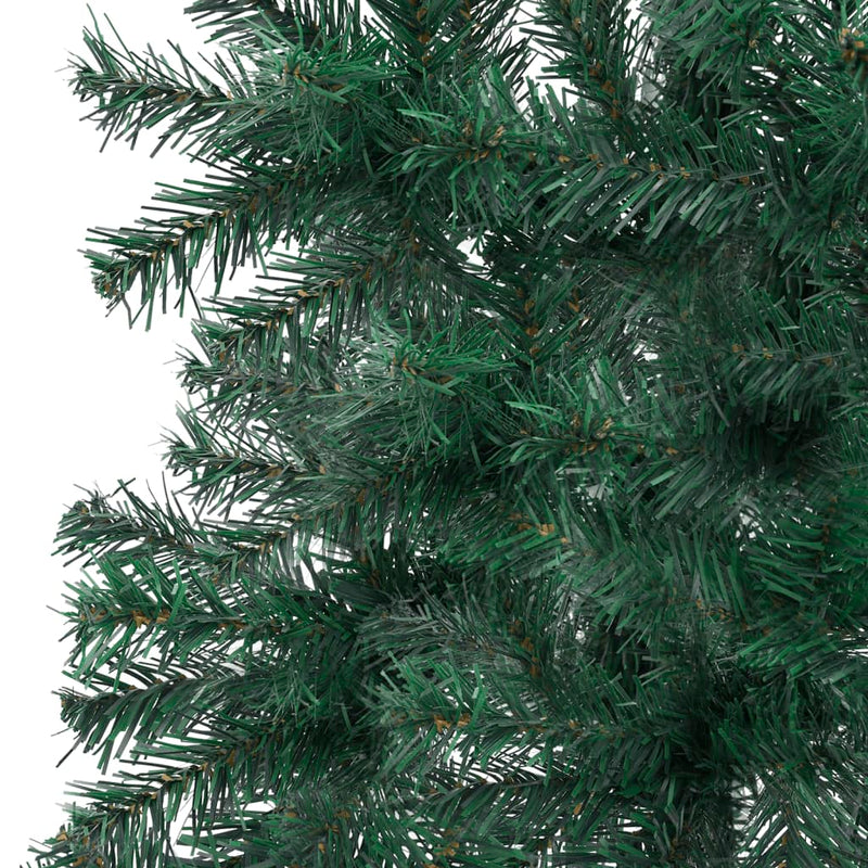 Corner Artificial Christmas Tree Green 47.2" PVC