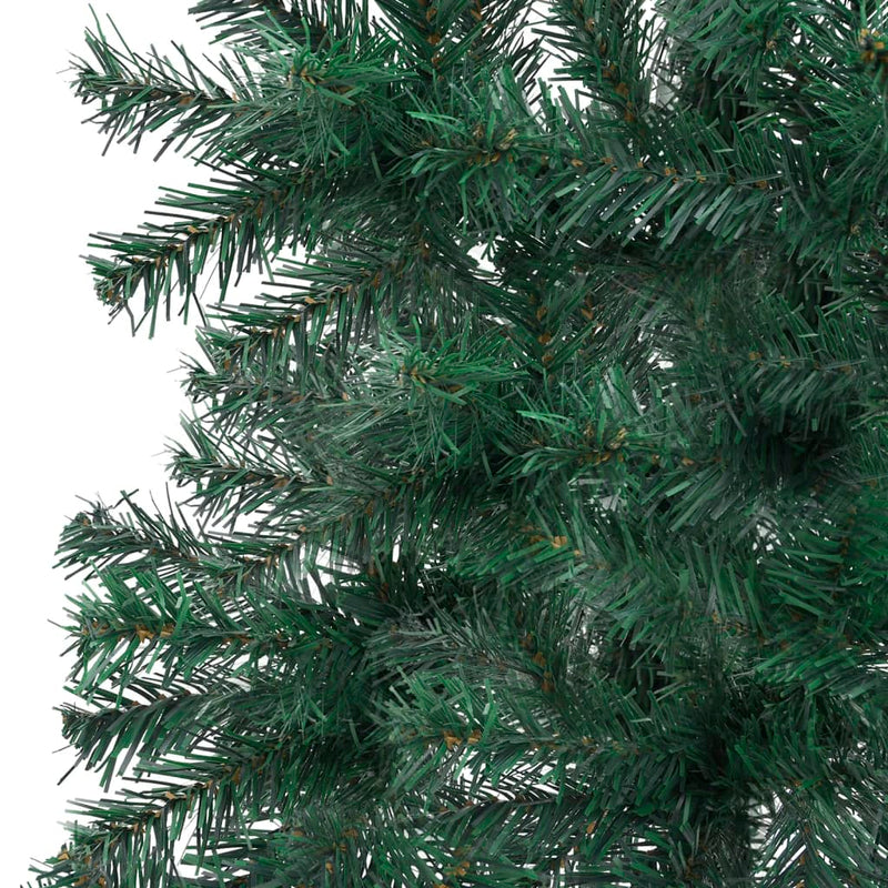 Corner Artificial Christmas Tree Green 70.9" PVC