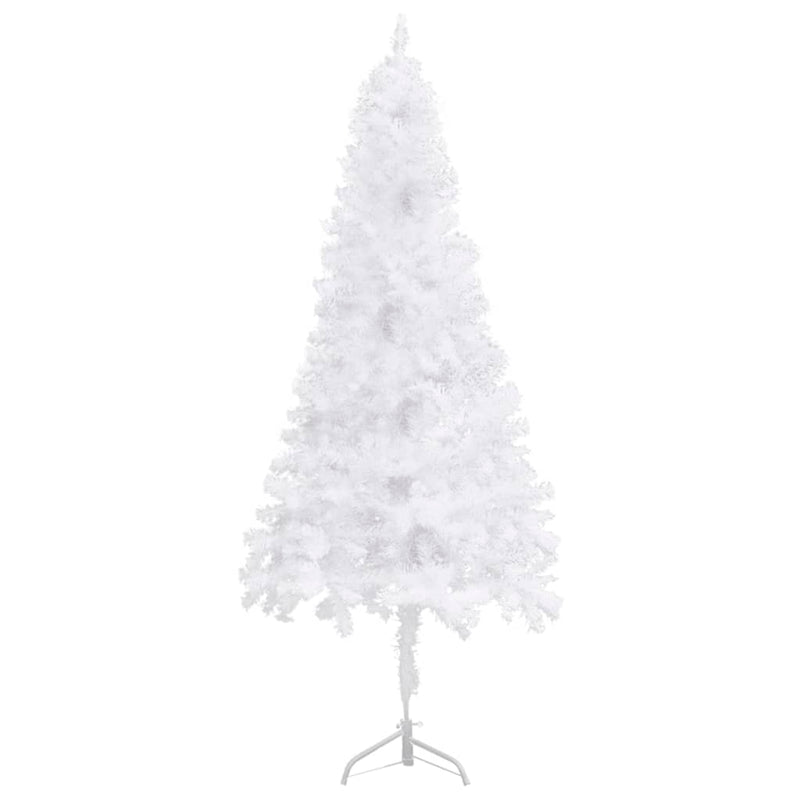 Corner Artificial Christmas Tree White 70.9" PVC