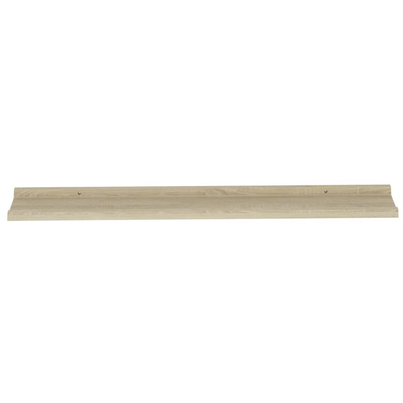 Wall Shelves 2 pcs Sonoma Oak 39.4"x3.5"x1.2"