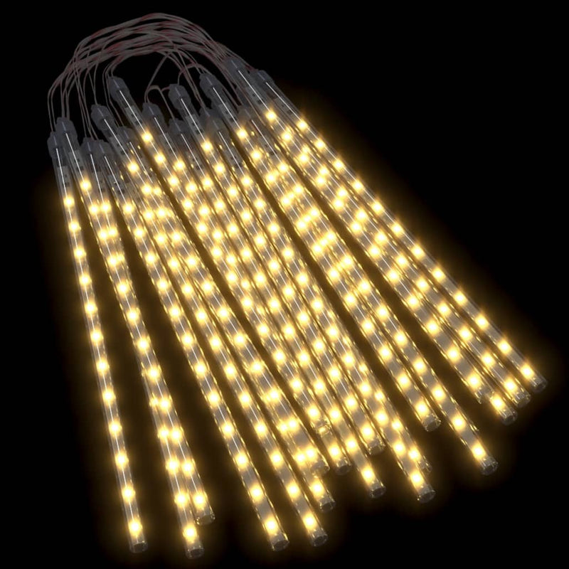 Meteor Lights 20 pcs 11.8" Warm White 480 LEDs Indoor Outdoor