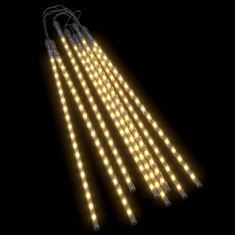Meteor Lights 8 pcs 19.7" Warm White 288 LEDs Indoor Outdoor