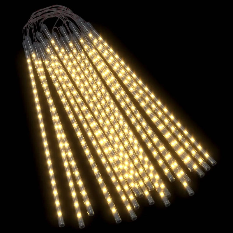 Meteor Lights 20 pcs 19.7" Warm White 720 LEDs Indoor Outdoor