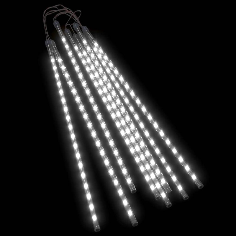 Meteor Lights 8 pcs 19.7" Cold White 288 LEDs Indoor Outdoor
