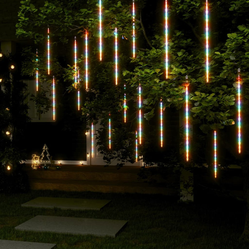 Meteor Lights 20 pcs 19.7" Colorful 720 LEDs Indoor Outdoor