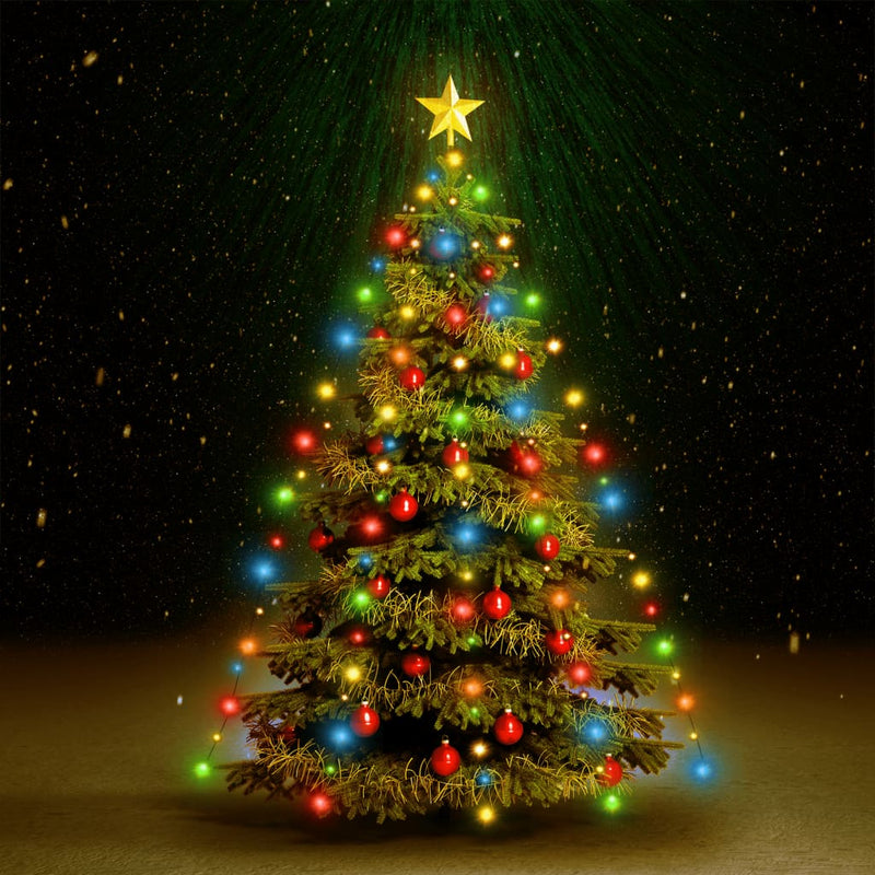 Christmas Tree Net Lights with 210 LEDs Colorful 82.6"