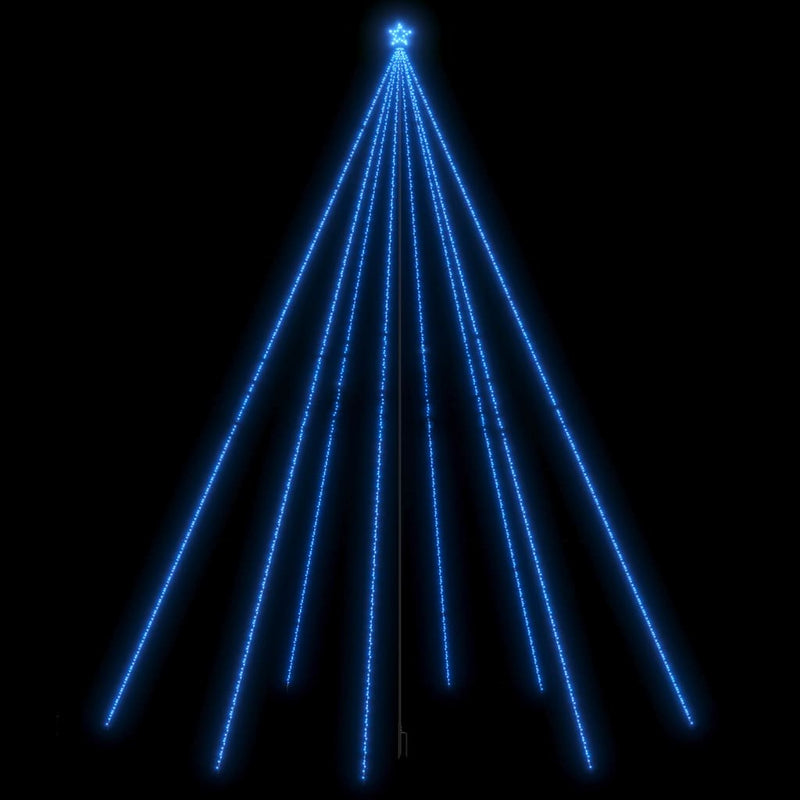Christmas Tree Lights Indoor Outdoor 1300 LEDs Blue 26.2'
