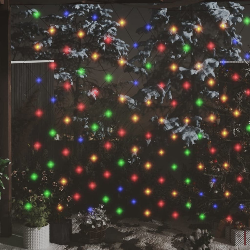 Christmas Net Light Blue 9.8'x6.6' 204 LED Indoor Outdoor