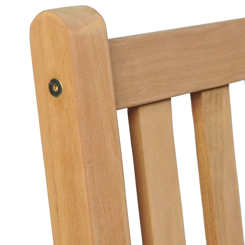 Patio Chairs 6 pcs Solid Teak Wood