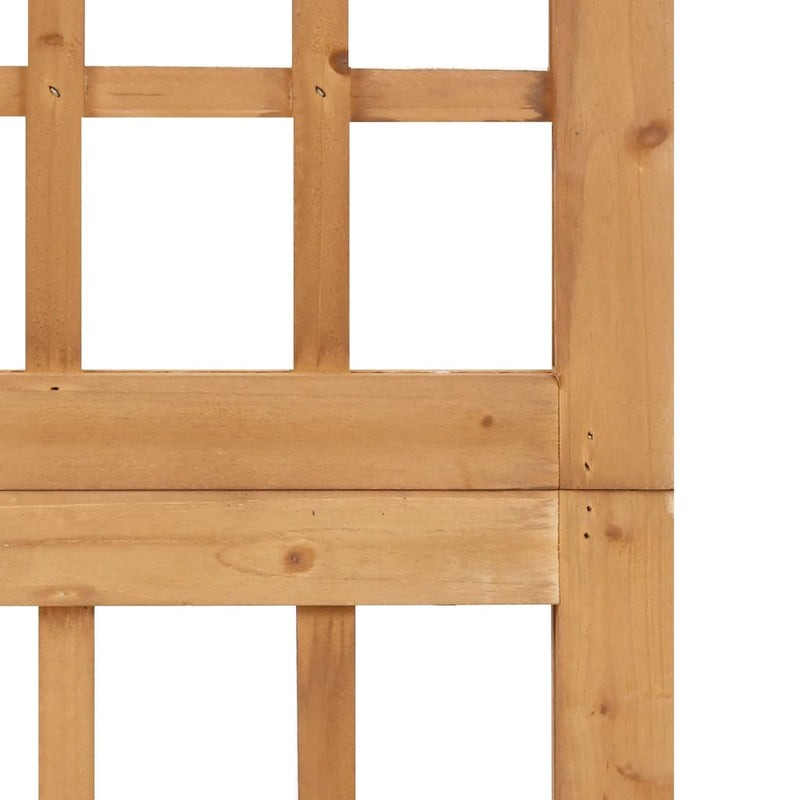 5-Panel Room Divider/Trellis Solid Fir Wood 79.3"x70.9"