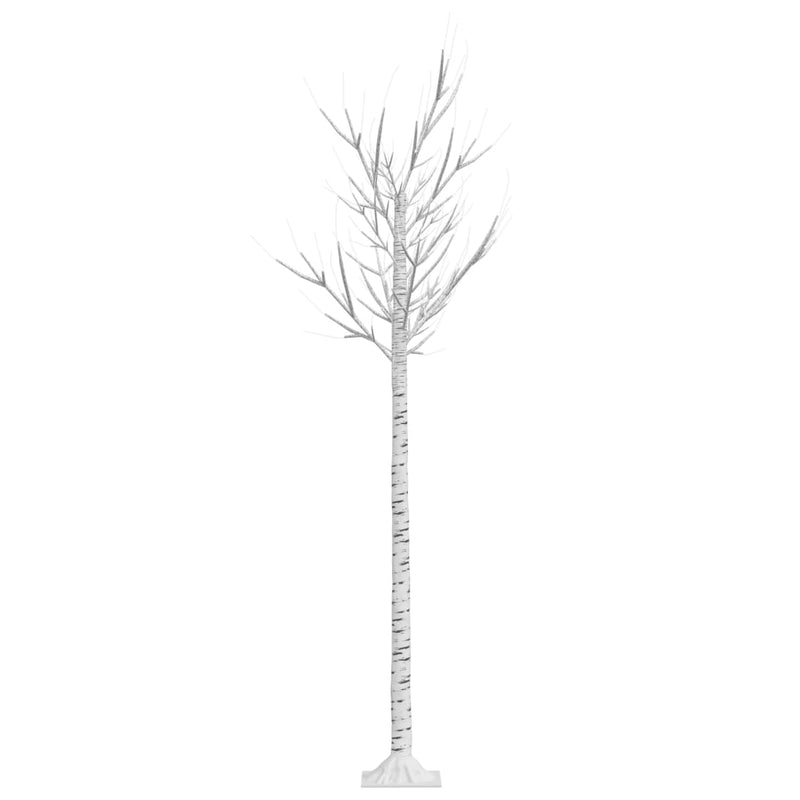 Christmas Tree 200 LEDs 5.9' Cold White Willow Indoor Outdoor