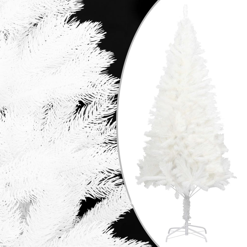 Artificial Christmas Tree with LEDs White 47.2"