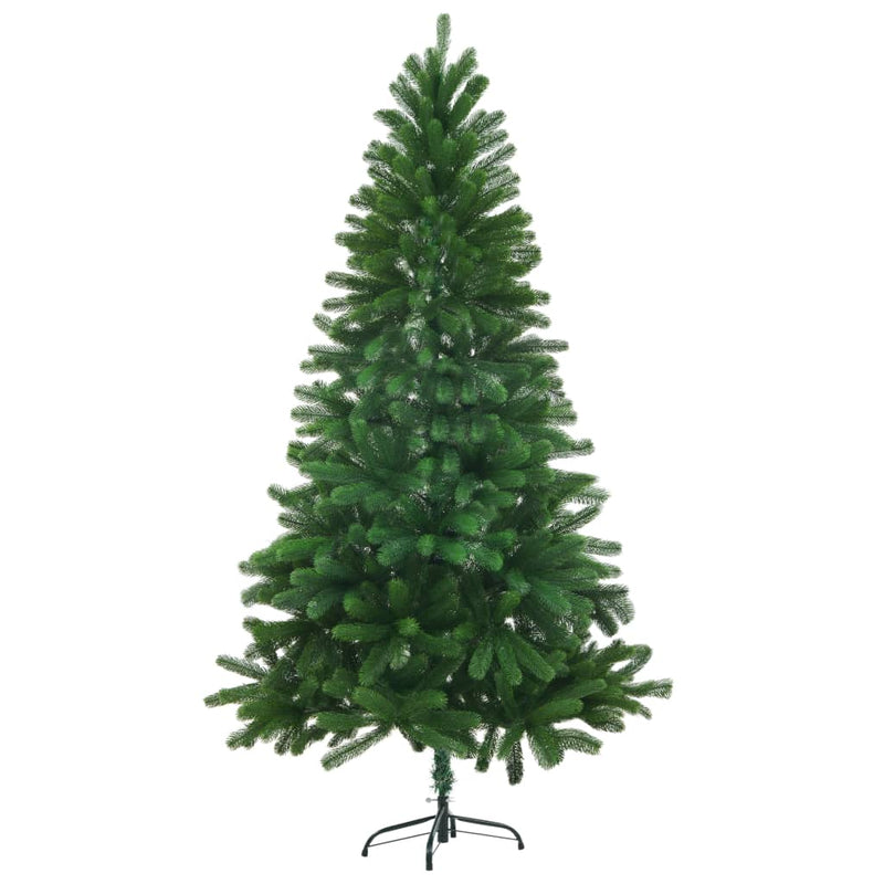 Artificial Christmas Tree with LEDs 70.9" Green