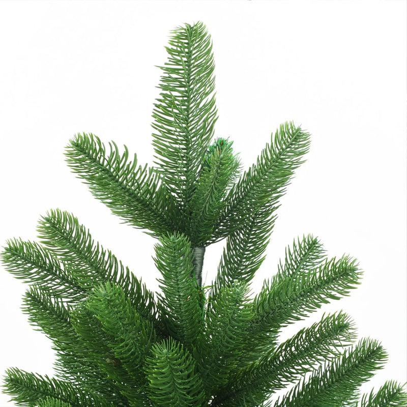 Artificial Christmas Tree with LEDs 82.7" Green