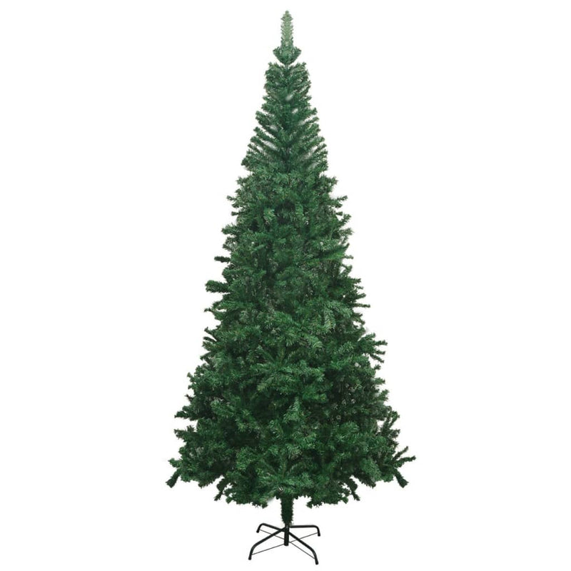 Artificial Christmas Tree with LEDs&Ball Set L 94.5" Green