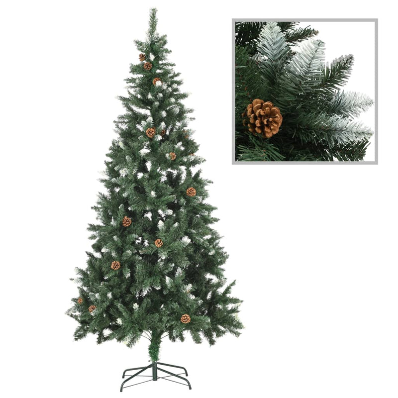 Artificial Christmas Tree with LEDs&Ball Set 82.7"