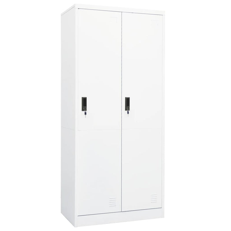 Wardrobe White 31.5"x19.7"x70.9" Steel