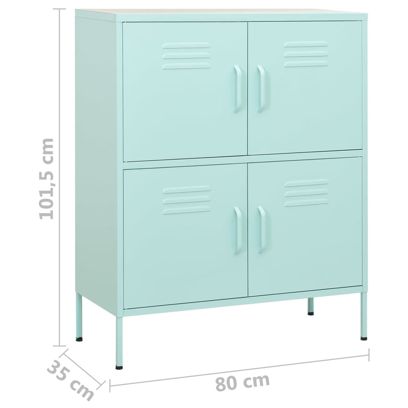 Storage Cabinet Mint 31.5"x13.8"x40" Steel