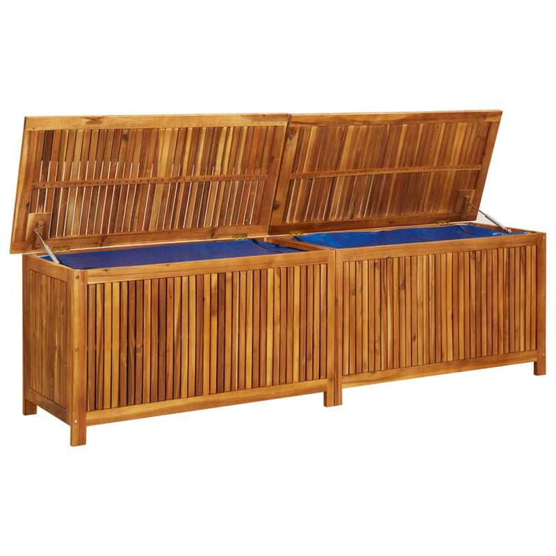 Patio Storage Box 78.7"x19.6"x22.8" Solid Acacia Wood