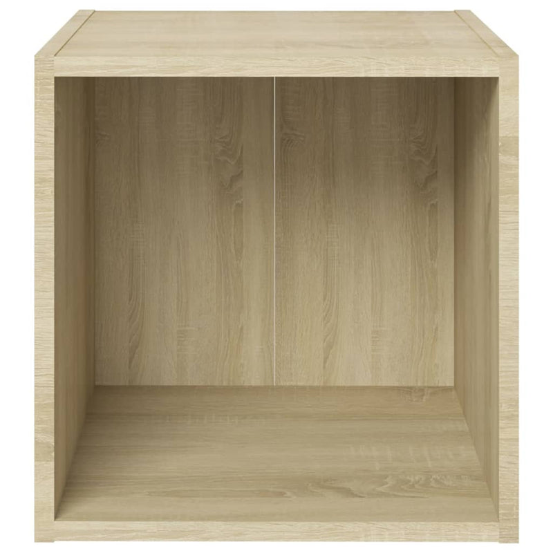 3 Piece TV Cabinet Set Sonoma Oak Chipboard