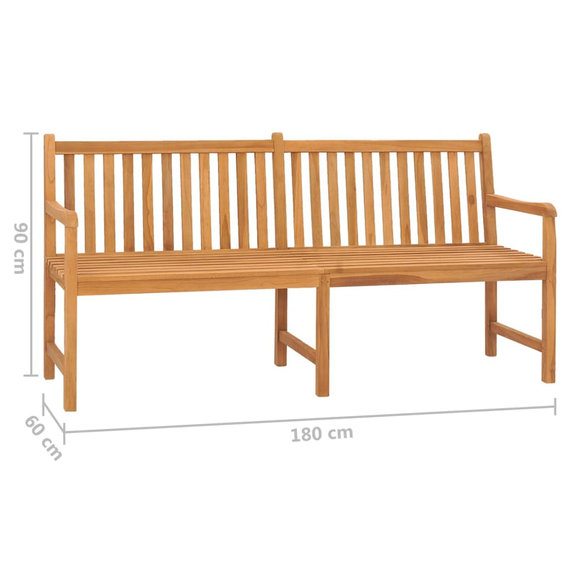 Patio Bench 70.9" Solid Teak Wood
